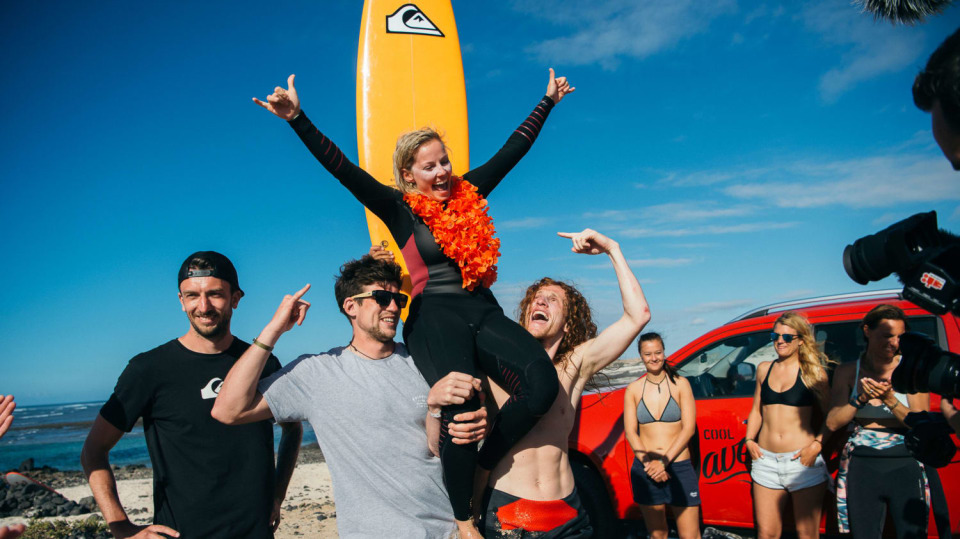 Vítězka surfařské reality show COOL Wave